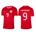Billige Polen Robert Lewandowski #9 Bortetrøye VM 2022 Kortermet